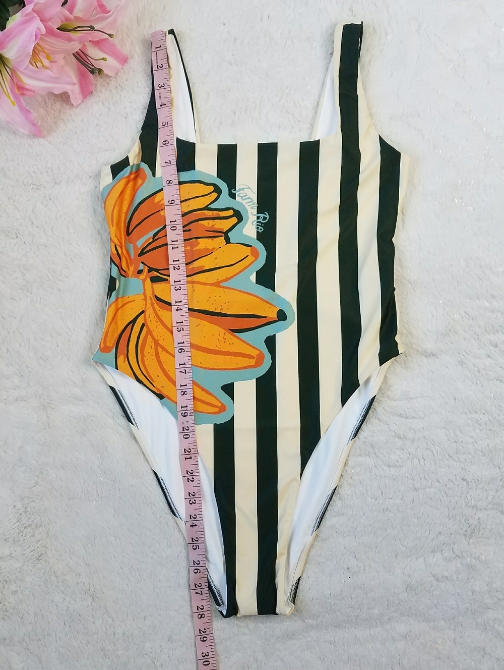 Farm Rio x Anthropologie Pop One-Piece Swimsuit - Picture 8 of 11